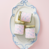 Bow-Kissed Blossom Candle