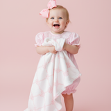 Sweet Coquette Bows Throw Blanket