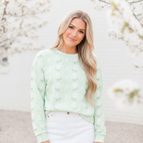 Mint Meadow Hydrangea Sweatshirt