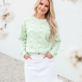 Mint Meadow Hydrangea Sweatshirt
