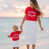 Blush Freedom Bows Duo