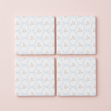 Petite Rose Lattice Coaster Set