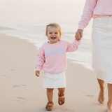 Mama & Mini Blossom Letter Sweaters