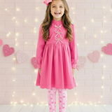 🎀 Sugarberry Bow Hearts Leggings