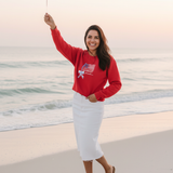 Pastel Freedom Bow Crewneck