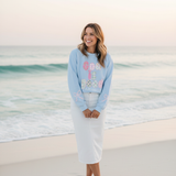 Pastel Blessings Sweatshirt "God Is Good All the Time"