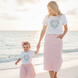Blooming Heart Mommy & Me Tee Set