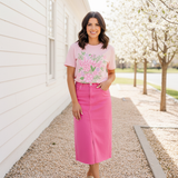 Blessed Floral T-Shirt — Pastel Flower Graphic Tee