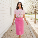 Blessed Floral T-Shirt — Pastel Flower Graphic Tee