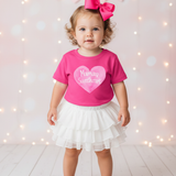 Infant Tee — Pink Heart "Mama's Sweetheart" Baby Shirt