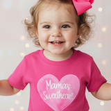 Infant Tee — Pink Heart "Mama's Sweetheart" Baby Shirt