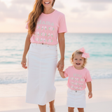 Mama & Mini Rosette Garden Tee Set
