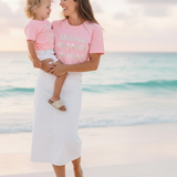 Mama & Mini Rosette Garden Tee Set