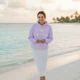 Heart & Bows Hoodie — Cute Pink Heart Pattern Pullover for Valentine’s Day