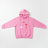 Valentine 'Be Mine' Heart Grid Hoodie