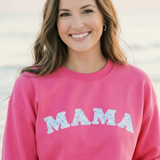 Blossom Mama Crewneck Bow Sleeve Sweatshirt