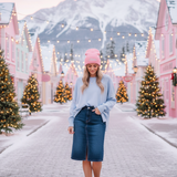 Petal Pink Mama Cuffed Beanie