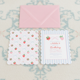 The Berry Sweet Scallop Invitation Suite