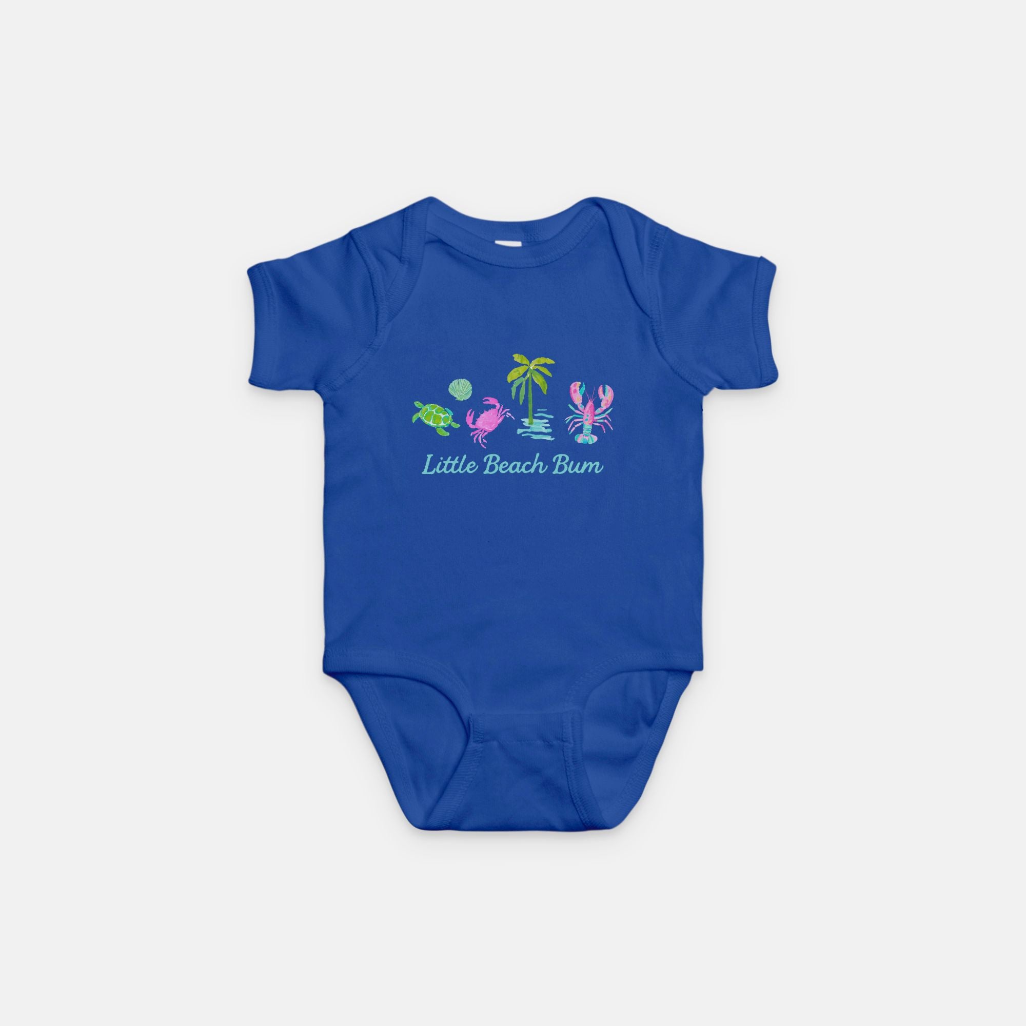 Palm & Pink Crabbie Cutie Onesie