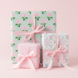 Blush Garden Gift Wrap Set