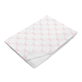 Sweet Coquette Bows Throw Blanket