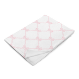 Sweet Coquette Bows Throw Blanket