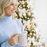 Hollyberry Blue Bow Mug